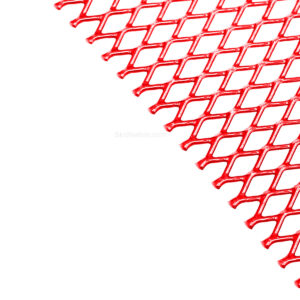 Aluminium wire mesh red