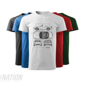 SkidNation MX-5 NB Blueprint T-shirts