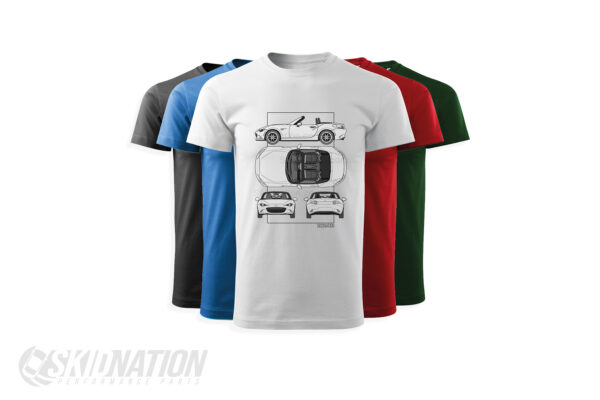 SkidNation MX-5 ND Blueprint T-shirts