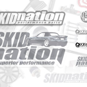 skidnation logo bw sticker