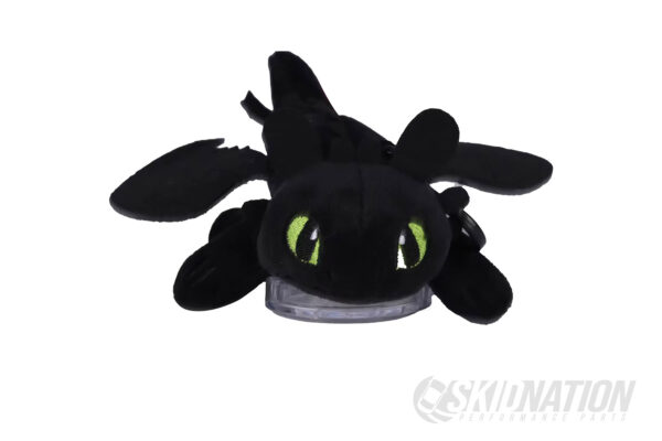 Stuffed Toothless Dragon Car Accessory black