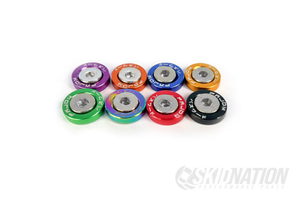 M6 Anodized Washers and Bolts – Low Rise