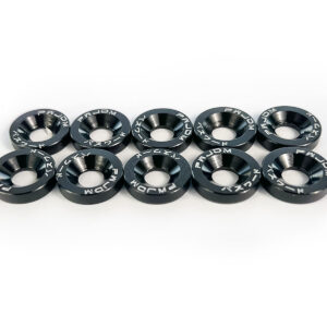 M6 Washers and Bolts Low Rise - Black