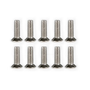 M6 Washers and Bolts Low Rise - Silver Bolts