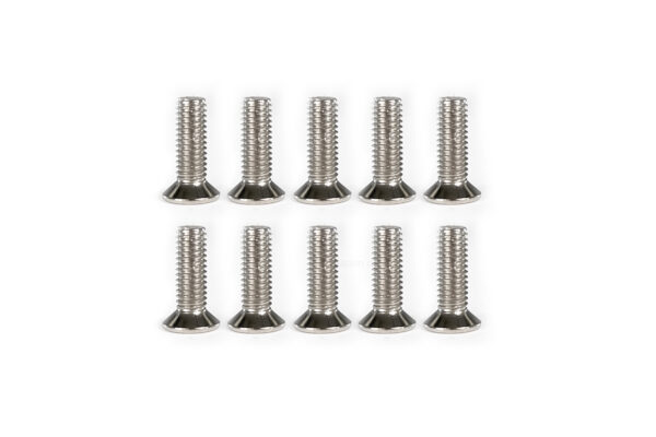 M6 Washers and Bolts Low Rise - Silver Bolts