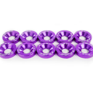 M6 Washers and Bolts Low Rise - Purple