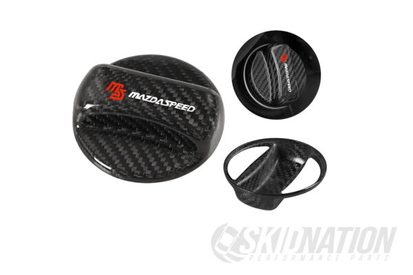 Carbon Fuel Tank Cap Cover for Mazda MX-5