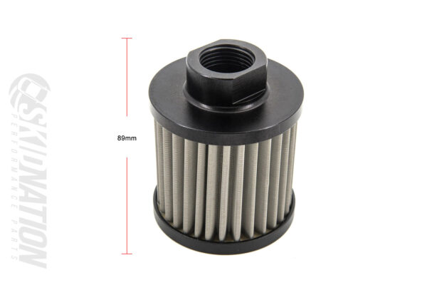 Large Baffled Oil Catch Tank breather filter