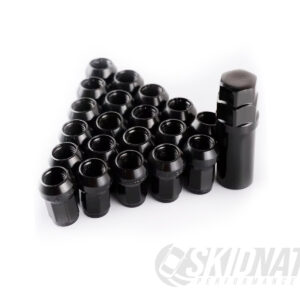 Steel Wheel Lug Nuts M12x1.5 Black