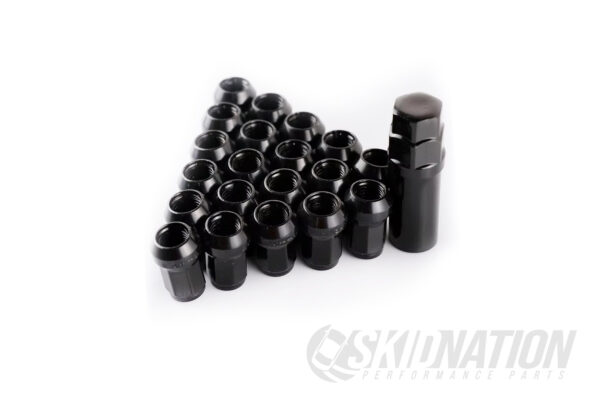 Steel Wheel Lug Nuts M12x1.5 Black