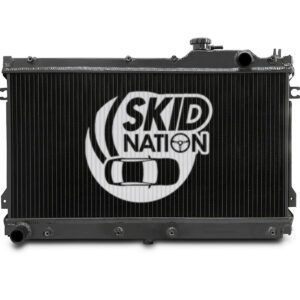 Black Mazda MX-5 SkidNation aluminium radiator - NA