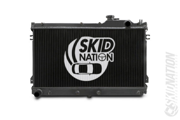 Black Mazda MX-5 SkidNation aluminium radiator - NA