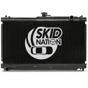 Black Mazda MX-5 SkidNation aluminium radiator - NB