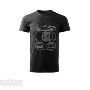 MX-5 ND SkidNation T-shirt blueprint black