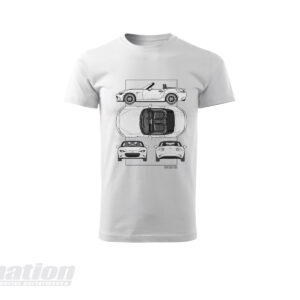MX-5 ND SkidNation T-shirt blueprint white