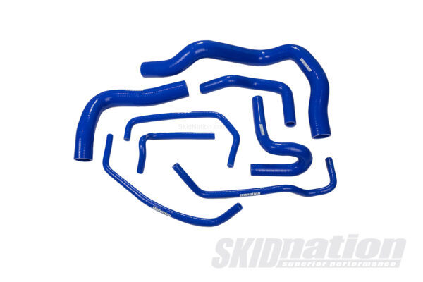 Mazda MX-5 SkidNation silicone cooling hose set blue